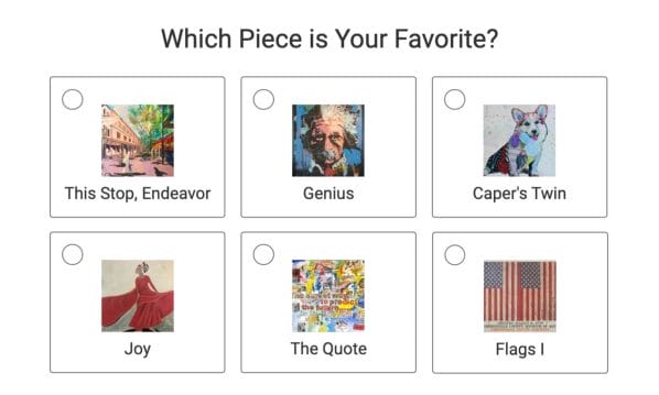 survey of favorite art selection